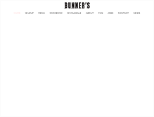 Tablet Screenshot of bunners.ca